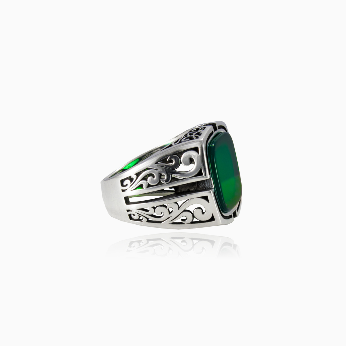 Anillo de jade oriental hombre Anillos Palmyra N.2