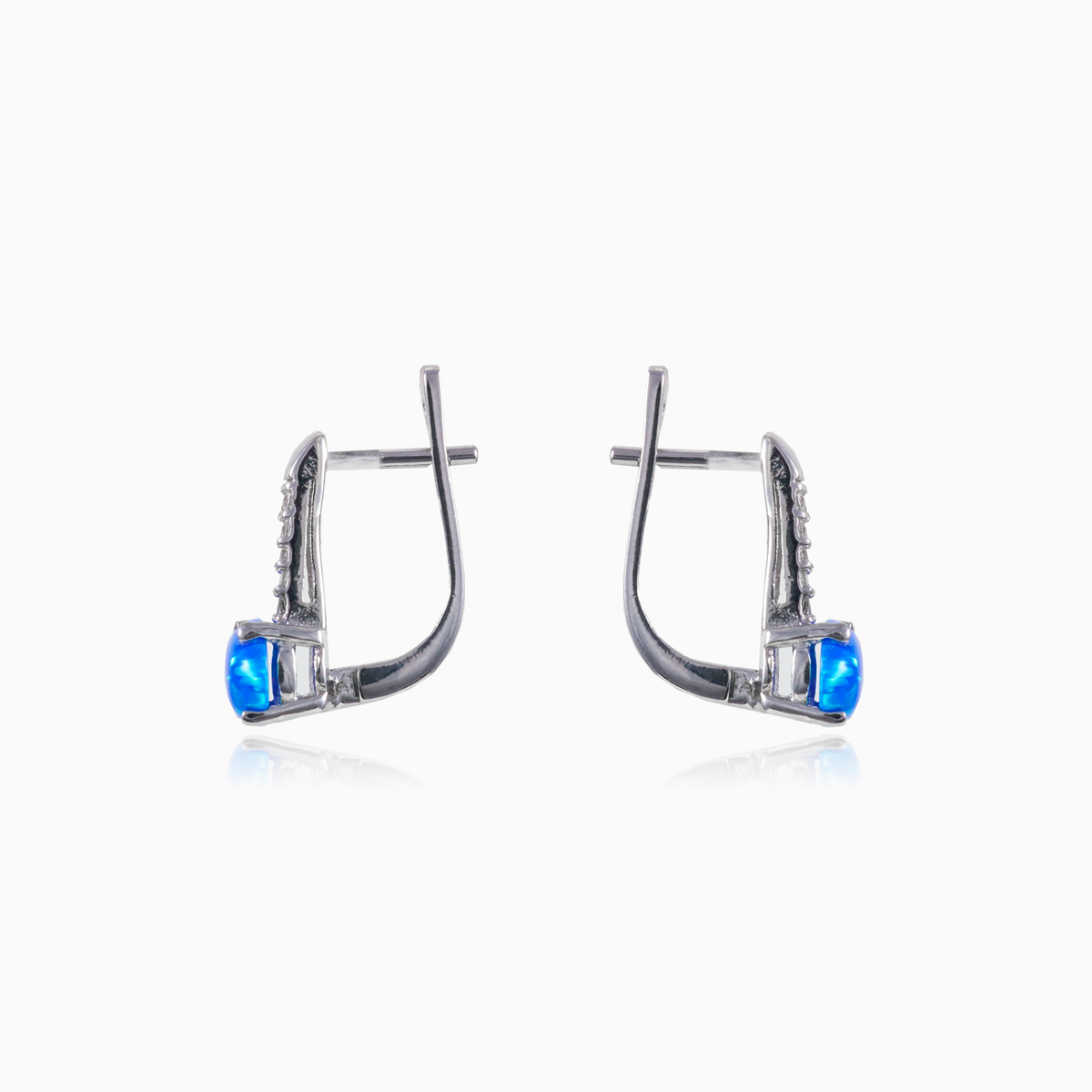 Symmetric blue opal earrings woman Earrings Colorino N.2
