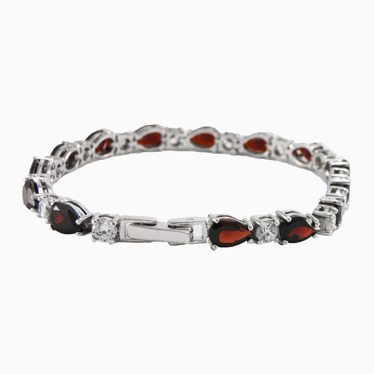 Granatarmband mit Birnenschliff Frauen Armbänder Colorino N.2