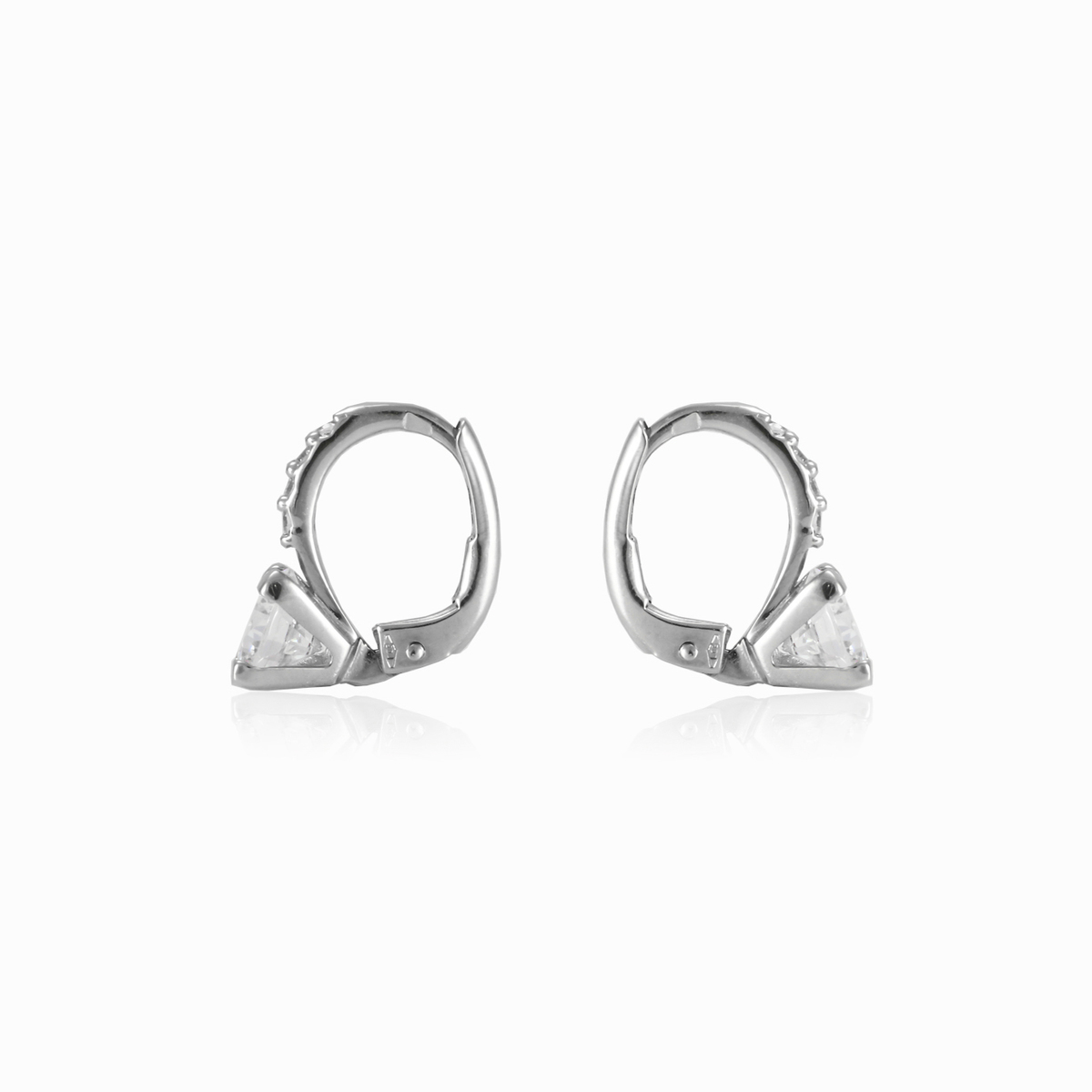 Accent white gold earrings woman Earrings Lustrous N.2