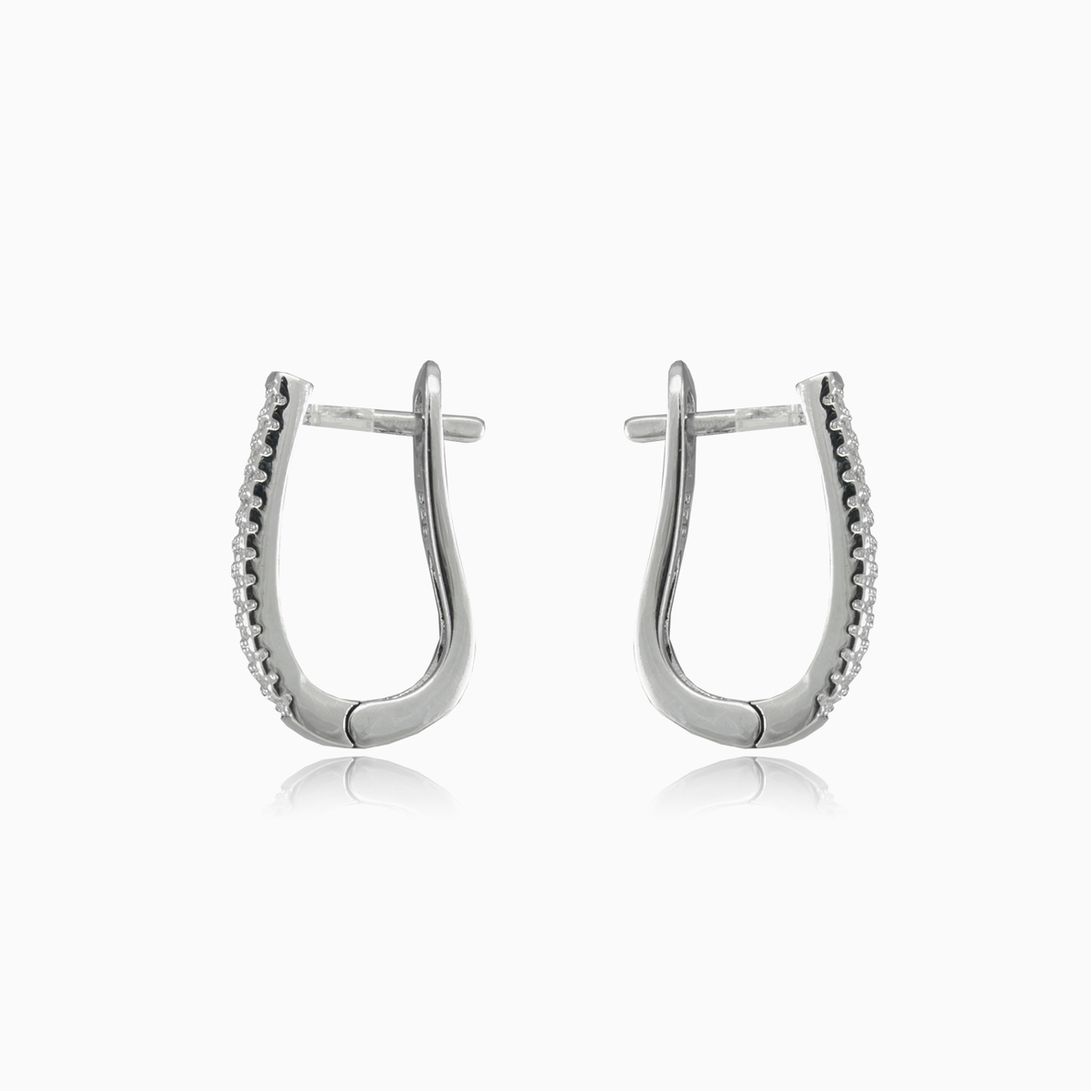 Boucles d'oreilles trois lignes de cristal femme Boucles d'oreilles Shine bright N.2