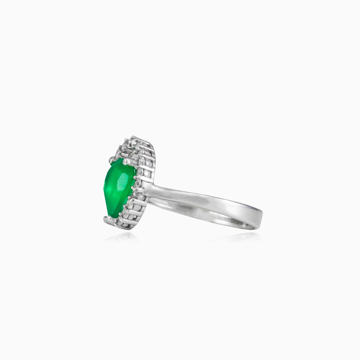 Wave crystal jade ring woman Rings Colorino N.2