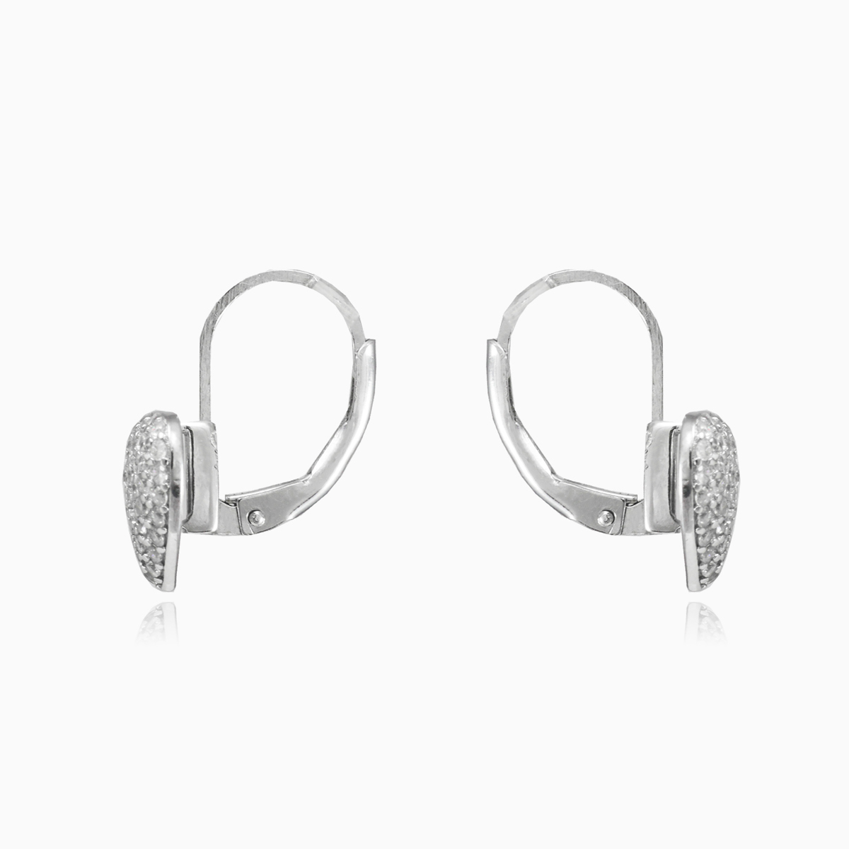 Shiny heart earrings woman Earrings Lovely N.2