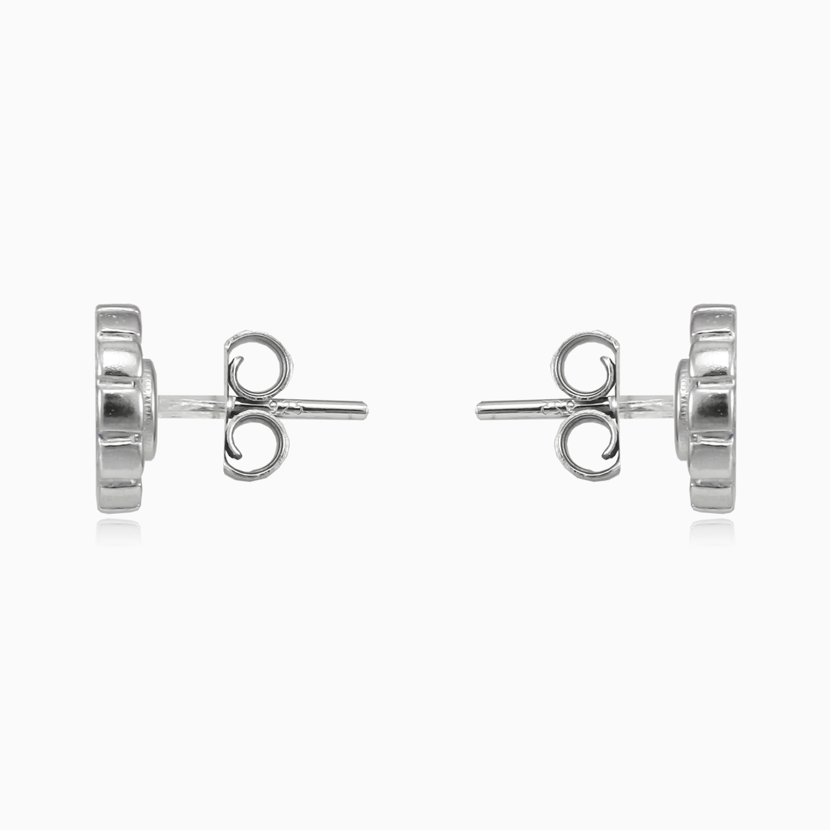 Shiny stud earrings unisex Earrings Halo N.2