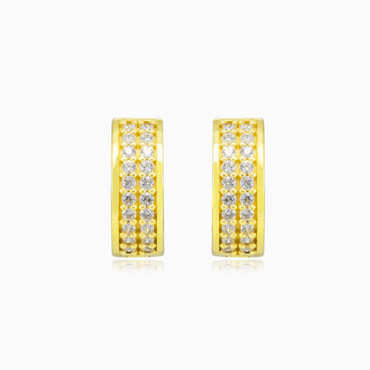 Aretes tipo huggie mujer Pendientes Lustrous N.1