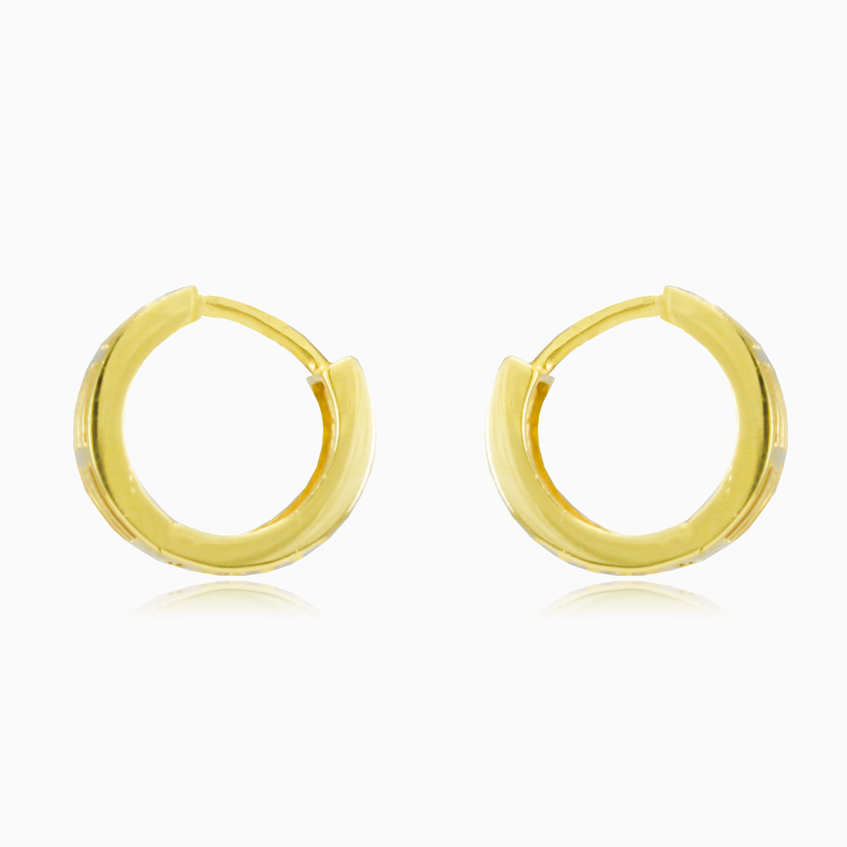 Aretes tipo huggie mujer Pendientes Lustrous N.2