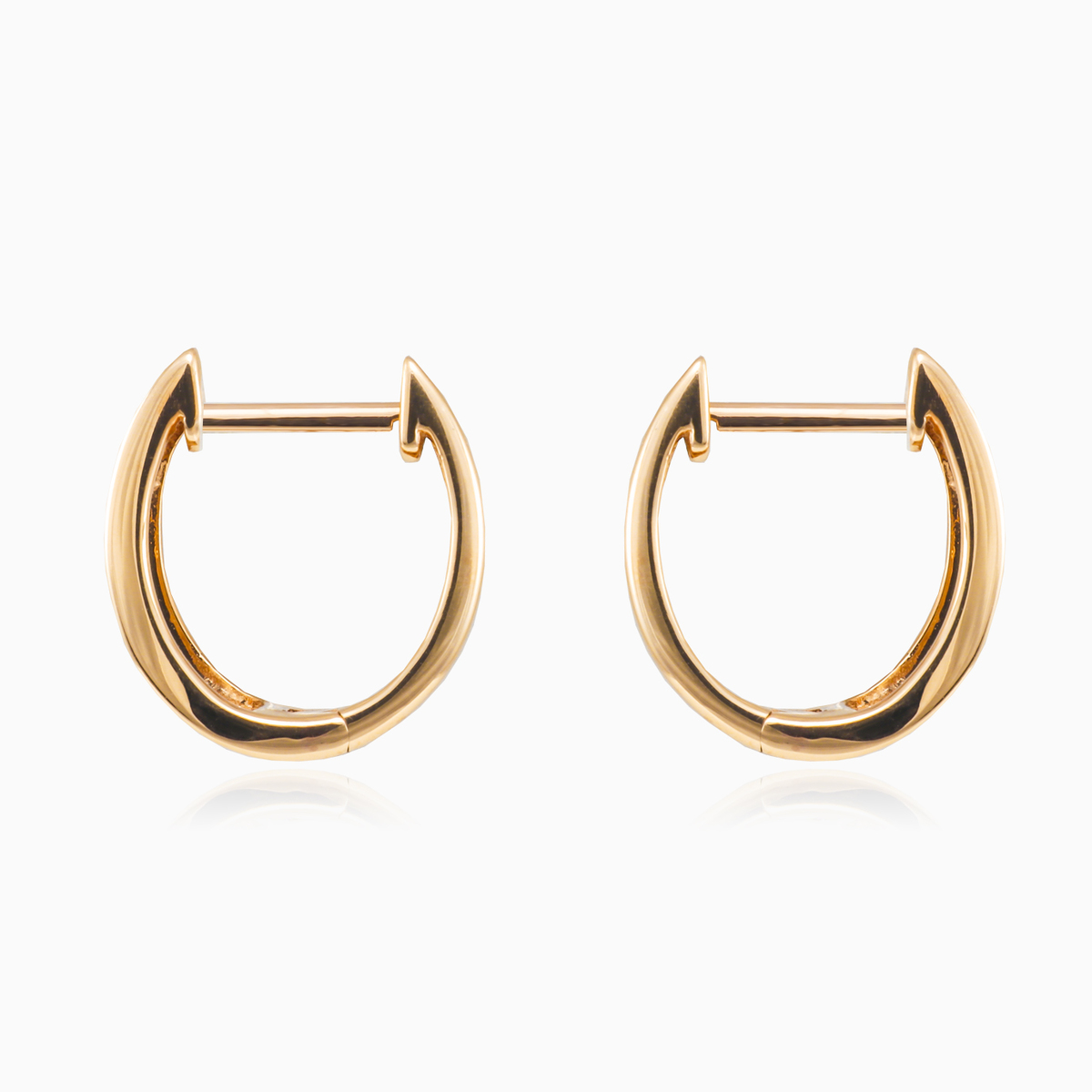 Roségold Pave-Diamant-Ohrringe Frauen Ohrringe Brillantino N.2