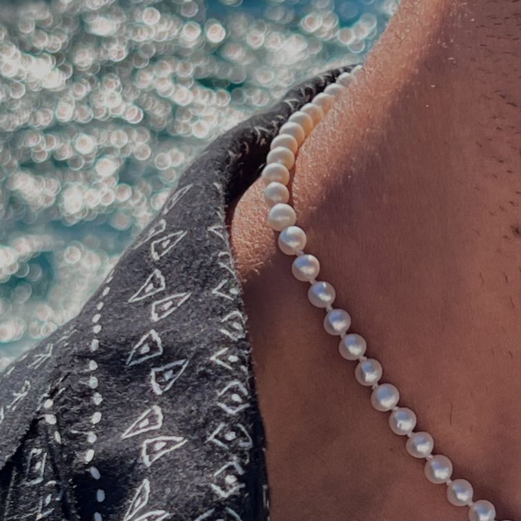 Pearl necklace unisex Necklaces Lustrous N.4