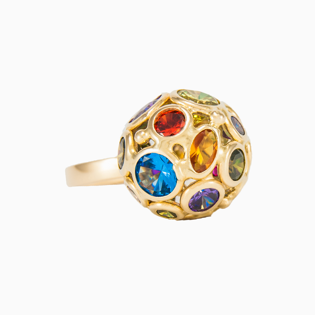 Mosaico bead ring woman Rings Mosaico N.4