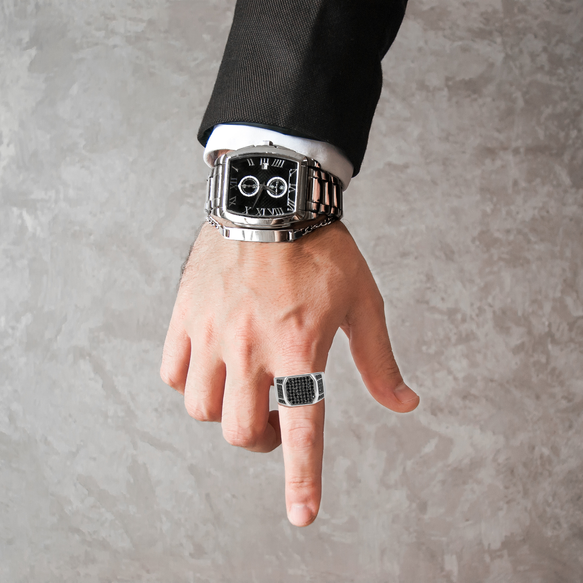 Кольцо со шпинелью Мужские Кольца Shine bright N.3